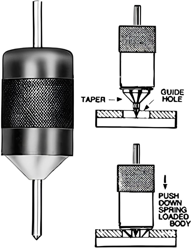 BLUE FOX Universal Transfer Center Aligner Punch Hardened Pin Machine Tools Range 3/16" to 5/8 - Image 2